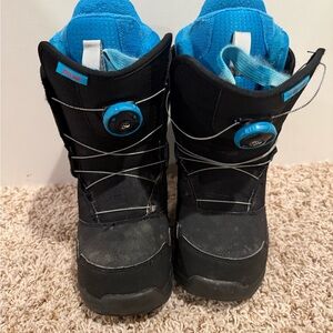 Burton Youth Zipline Boa Snowboard Boots - Black and Blue